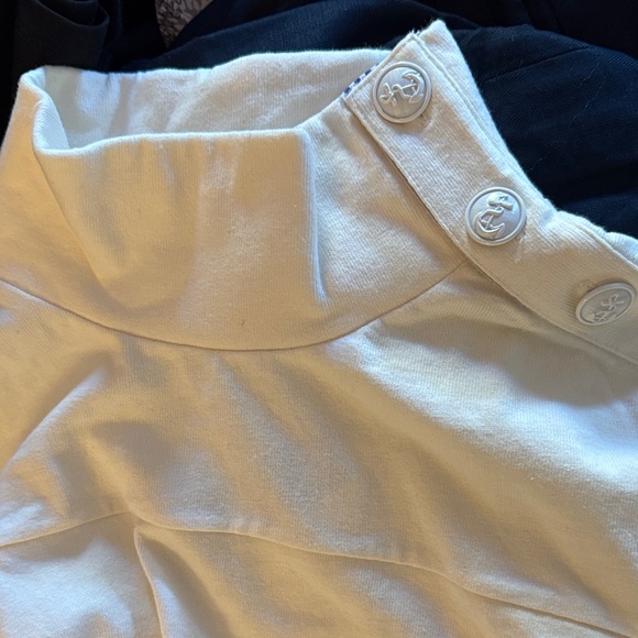 J. Crew Cream Button-Detail Top NWT XL adorable - Picture 7 of 7